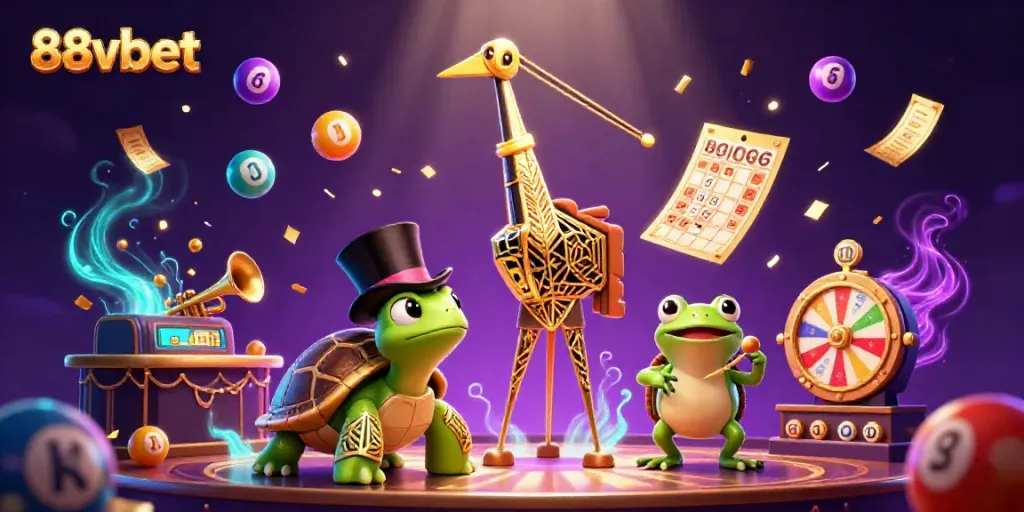 Engage with exciting casino action at 88vbet among energetic characters and vibrant game elements.