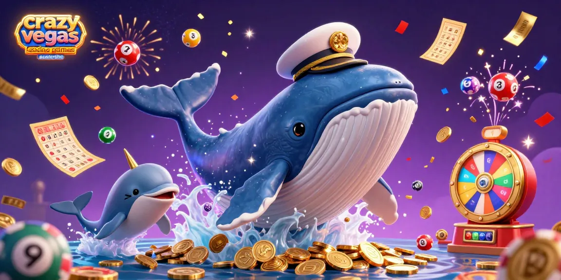 Experience vibrant fun with crazyvegas casino games australia illustrated, showcasing playful characters amid colorful lottery elements.